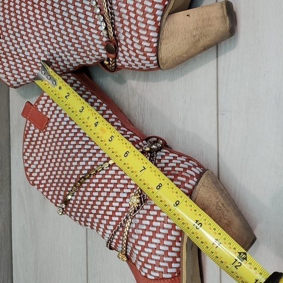 Vintage Y2K Womens Barbie Western Boho Gypsy custom Boots Leather sz38/7 - Picture 13 of 16